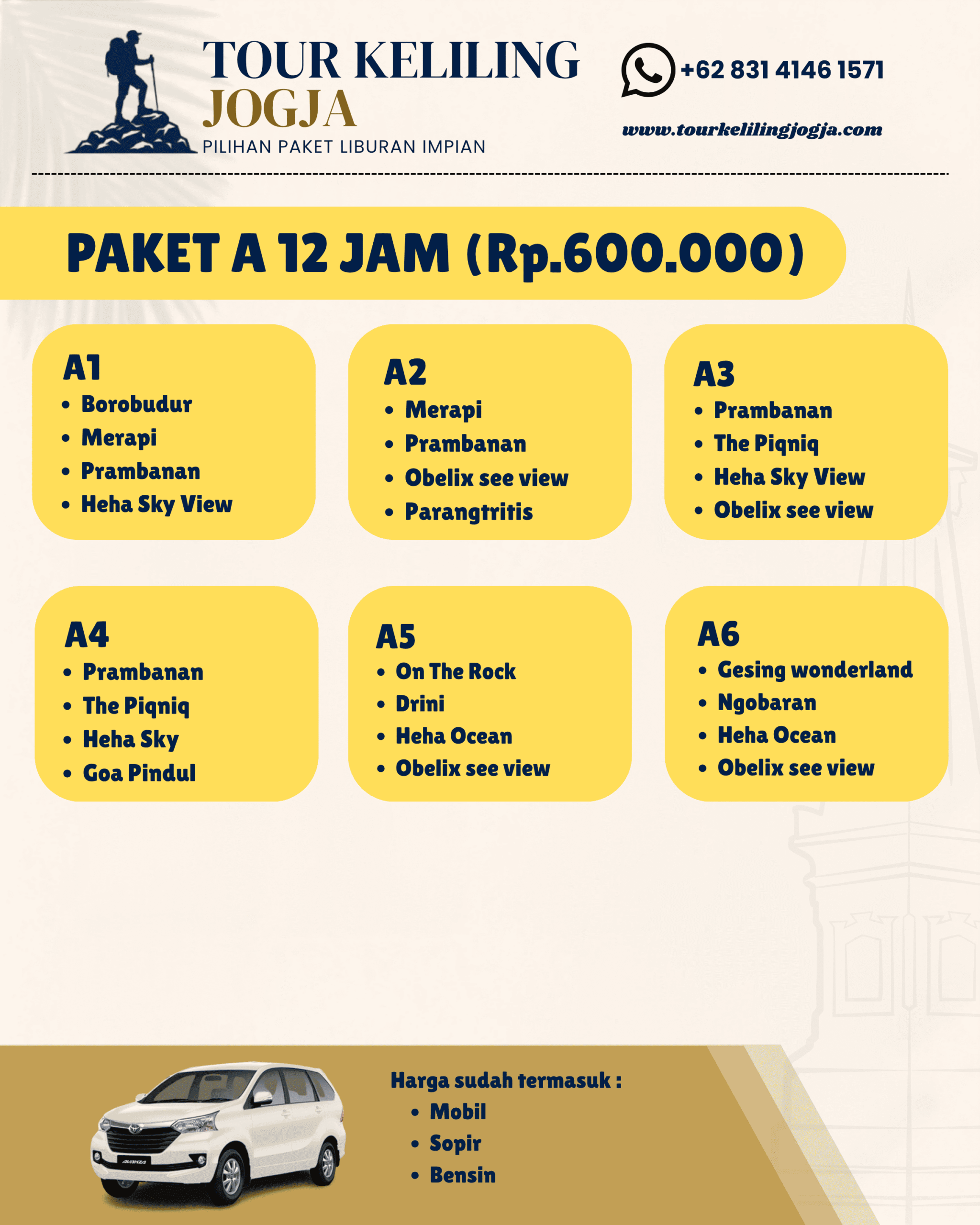 Paket Tour 1
